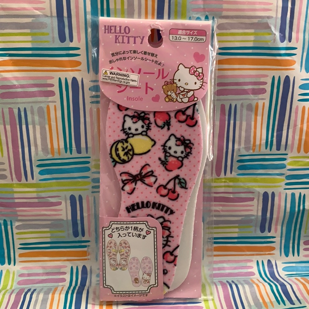 Hello kitty kids shoe insole
